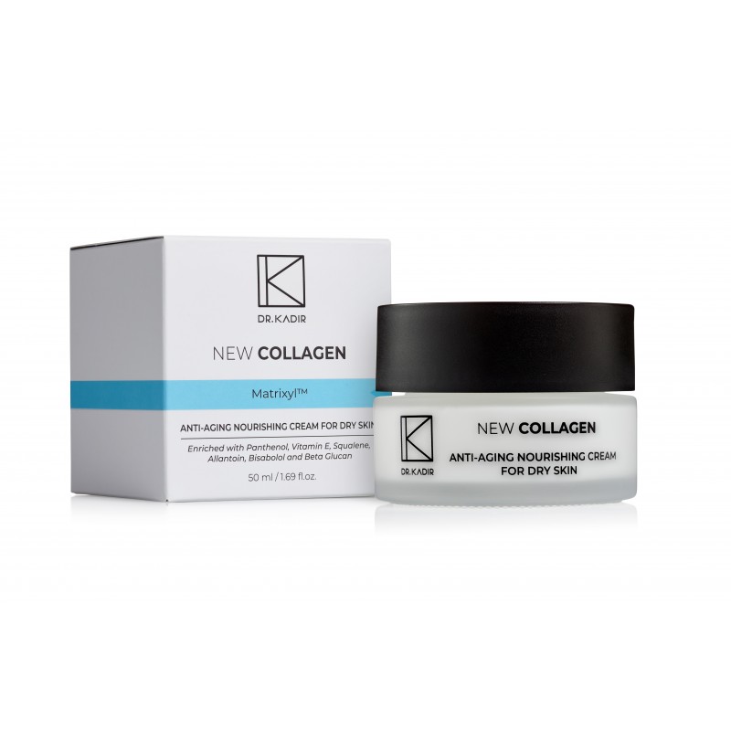 Питательный крем для сухой кожи с микроколлагеном - New Collagen Anti Aging Nourishing Cream For Dry Skin, 50 мл. Dr.Kadir-Питательный крем для сухой кожи с микроколлагеном - New Collagen Anti Aging Nourishing Cream For Dry Skin, 50 мл.