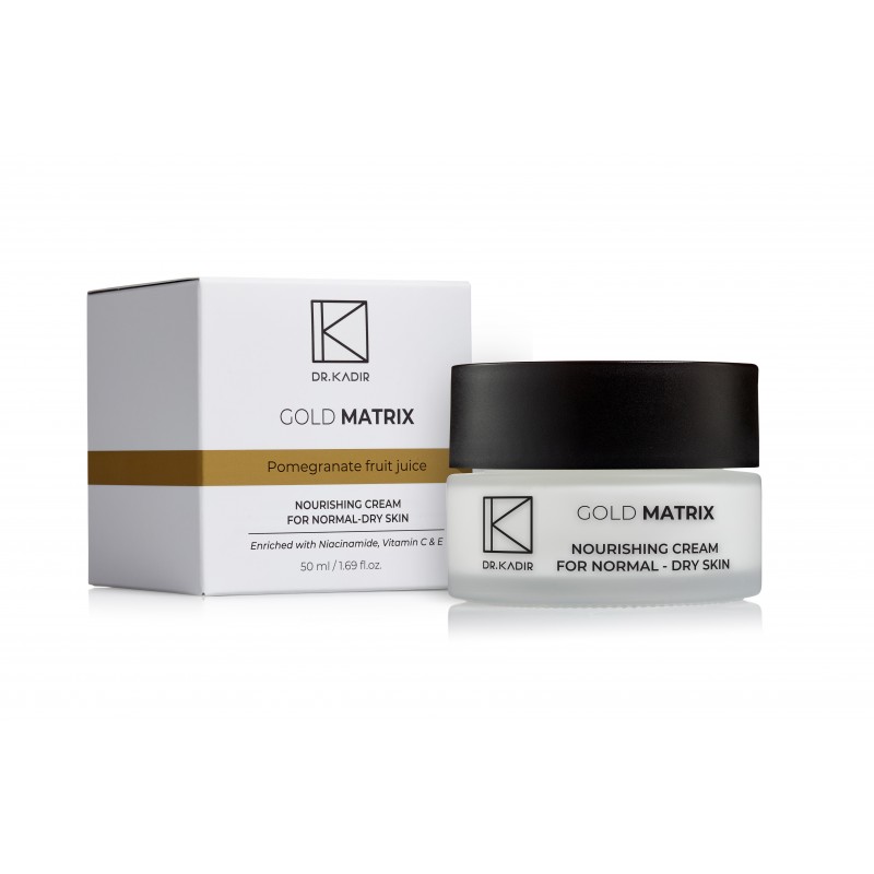 Питательный крем для нормальной/сухой кожи  Голд Матрикс - Gold Matrix Nourishing Cream For Normal/Dry Skin, 50 мл. Dr.Kadir-Питательный крем для нормальной/сухой кожи  Голд Матрикс - Gold Matrix Nourishing Cream For Normal/Dry Skin, 50 мл.