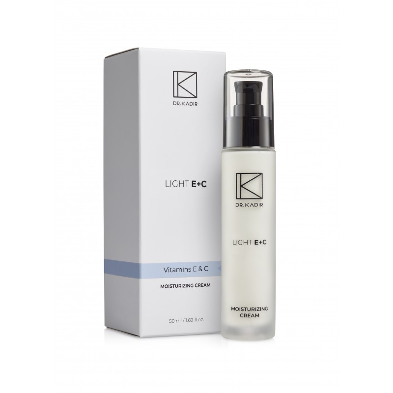 Dr.Kadir-Увлажняющий крем c витаминами Е+С для жирной кожи - Light E+C Moisturizer Cream, 50 мл.