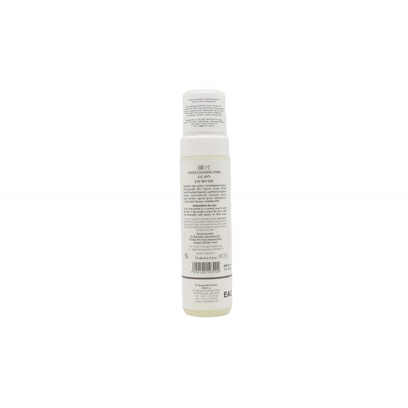 Dr.Kadir-Нежная очищающая пенка с витаминами E+C для жирной кожи - Light E+C Gentle Cleansing Foam, 200 мл.