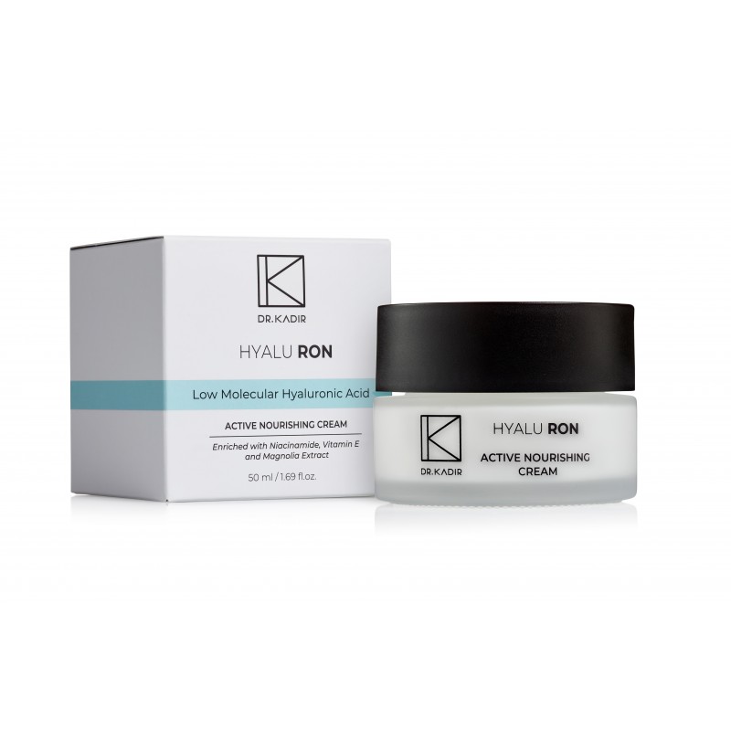Dr.Kadir-Гиалуроновый активный питательный крем - Hyalu-Ron  Low Molecular Hyaluronic Active Nourishing Cream, 50 мл.