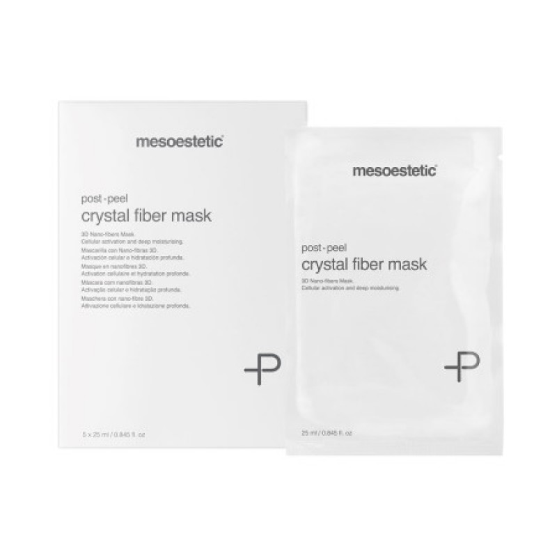 Mesoestetic-Пост-пилинговая маска / post peel crystal fiber mask