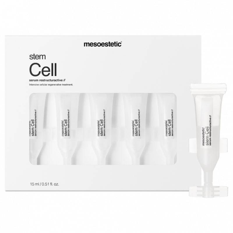 Mesoestetic-Stem cell serum restructuractive - Ультраконцентрированная сыворотка с экстрактом стволовых клеток Stem Sell Serum Restructuractive, 5х3 мл