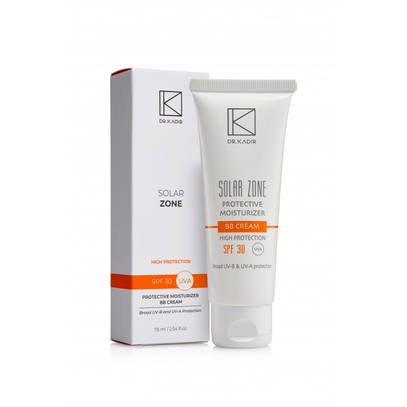 Dr.Kadir-Защитный крем с тоном SPF 50 - Solar Zone Protective CC Cream SPF 50, 75 мл.