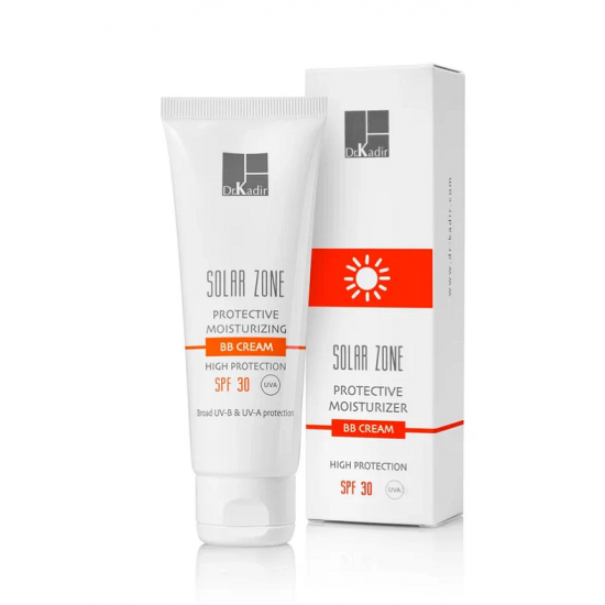 Защитный BB крем с тоном SPF 30 - Solar Zone Protective BB Cream SPF 30, 75 мл.