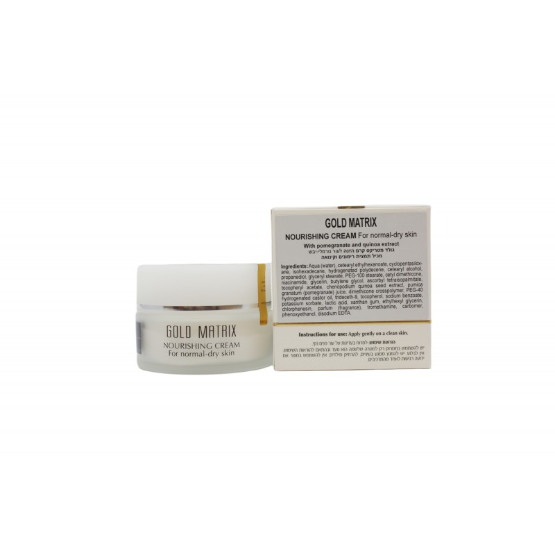 Dr.Kadir-Питательный крем для нормальной/сухой кожи  Голд Матрикс - Gold Matrix Nourishing Cream For Normal/Dry Skin, 50 мл.