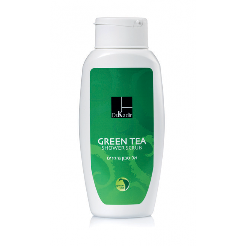 Dr.Kadir-Зеленый чай гель-скраб для душа - Green Tea Shower Scrub, 300 мл.